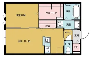 ユニグレイス【102号室号室】の間取り