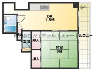 ホーク源【1階】の間取り