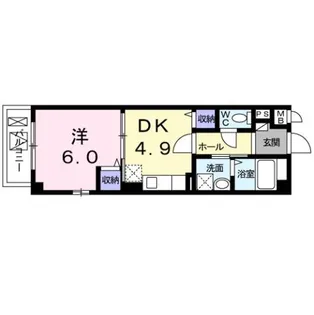 サンパティーク清隆【3階】の間取り