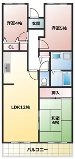 クレセントOSⅡ【2階】の間取り