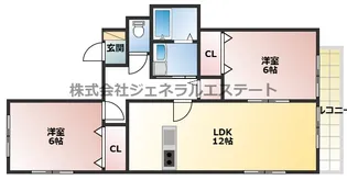 カーサエスペランサ【2階】の間取り