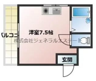 巣本ハイツ【2階】の間取り