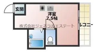 すずらんマンション【101号室】の間取り