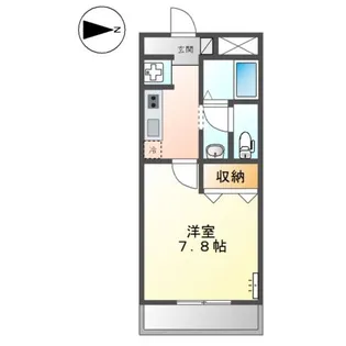 コンフォール深田【2階】の間取り