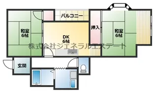 マンション・アイオイ【3階】の間取り