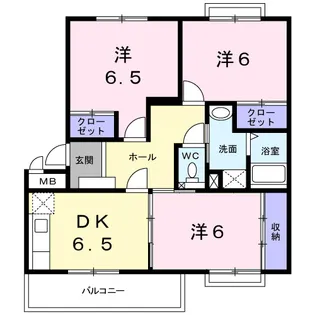 パル橘【2階】の間取り