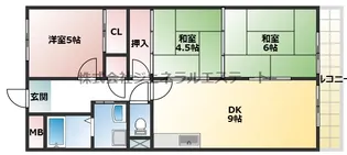 キャピタル・キダ【410号室】の間取り