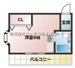 パレスシロガキ【301号室】の間取り