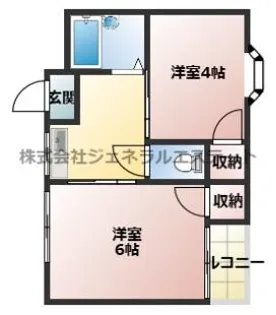 オペル1番館【3階】の間取り