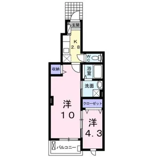 オーセンティック4【1階】の間取り