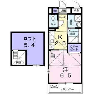 Sun Bell&寝屋川【2階】の間取り
