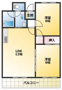 メゾンミナミノ【302号室】の間取り