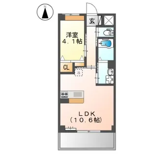ビエンフェⅡ【2階】の間取り