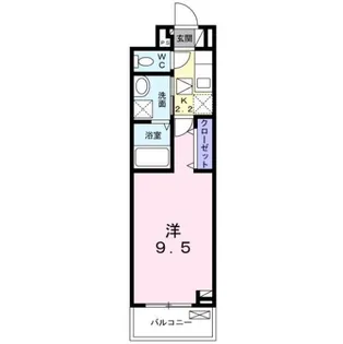 ドゥークス【1階】の間取り