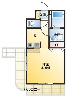 ルピナスⅡ【5階】の間取り