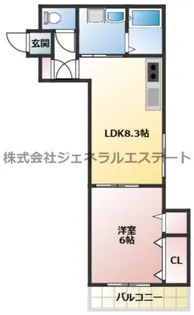 グランデ寿町Ⅱ【301号室】の間取り