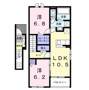 ラ・メゾン・セレニテ【2階】の間取り