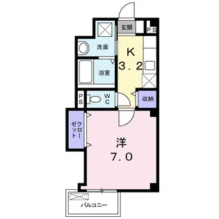 アウローラ【2階】の間取り