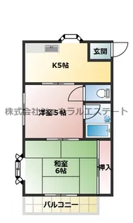 ヴィラ赤トンボ【503号室】の間取り