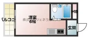 大宝門真CTスクエアⅡ【1階】の間取り