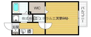 コンフォート【203号室号室】の間取り