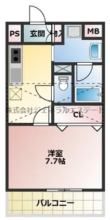 サンメルシー【301号室】の間取り