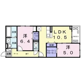 シャングリラ【2階】の間取り