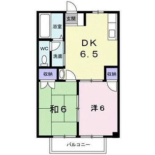 ハイツリバーサイド【1階】の間取り