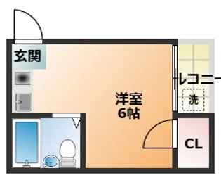 清水マンション【101号室】の間取り