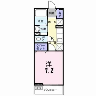 ミルトプラッツⅡ【2階】の間取り