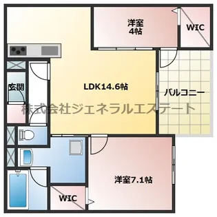Reve【3階】の間取り