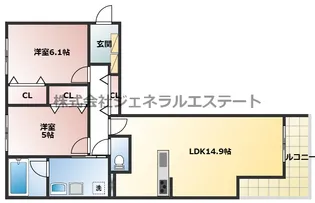 Reve【2階】の間取り