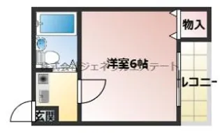 サンシャイン香里パート2【203号室】の間取り