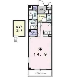 カーサ・エル・タカミヤ【2階】の間取り