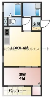 アムールシトラス【101号室】の間取り