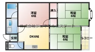 シャトーMOⅡ【3階】の間取り