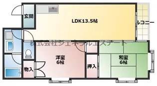 シャトーMOⅡ【4階】の間取り