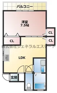 FRONTIER FIELD RS【2階】の間取り