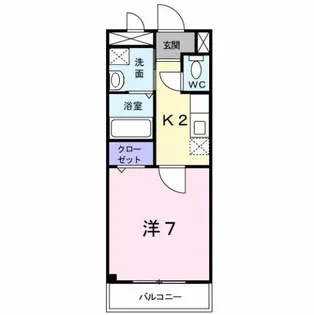 サンライズ【2階】の間取り