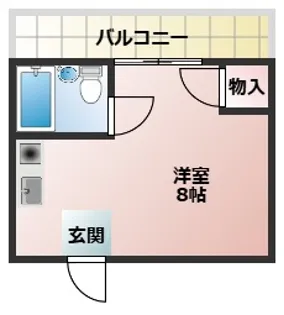 シャトーユニオン【206号室】の間取り