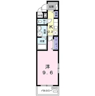 オーヴェスト アンビエンテ Ⅱ【2階】の間取り