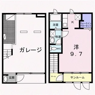 スピネル【1階】の間取り