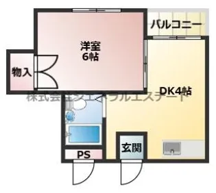 トキワパレスⅠ【1階】の間取り