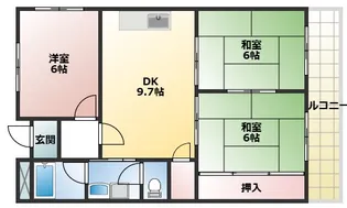 メゾンサンガ【3階】の間取り
