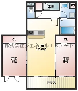 Maison Du Cocon【202号室】の間取り