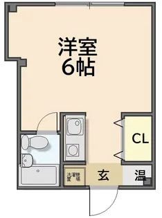 シャルム枚方【28号室】の間取り