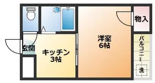クワイエット香里【201号室】の間取り