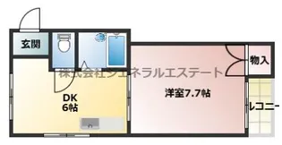 クワイエット香里【3階】の間取り