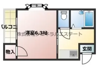 クワイエット四條畷【4階】の間取り