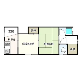 コンフォルト寝屋川【205号室】の間取り